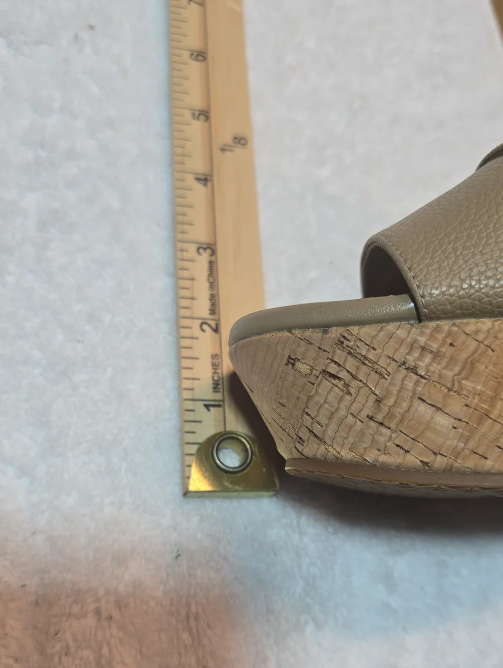 NWOT MICHAEL Michael Kors Jilly Cork Platform Slides